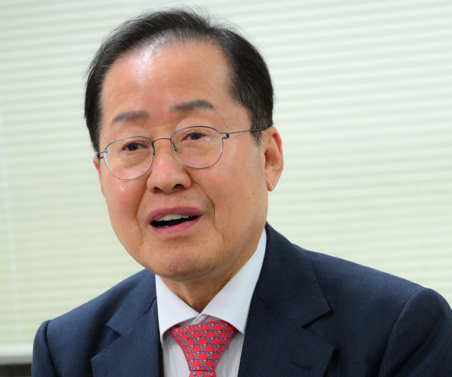 홍준표 국민의힘 대선 경선 후보 인터뷰