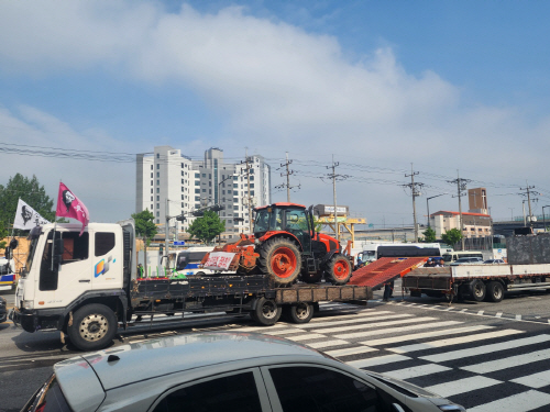 트랙터 트럭 싵기