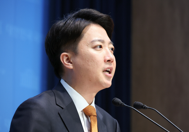 이준석 후보, 선거 구상 발표<YONHAP NO-2445>