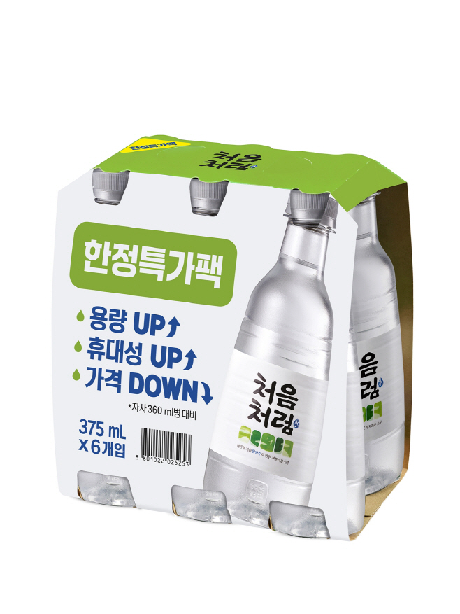 처음처럼 375ml PET 묶음