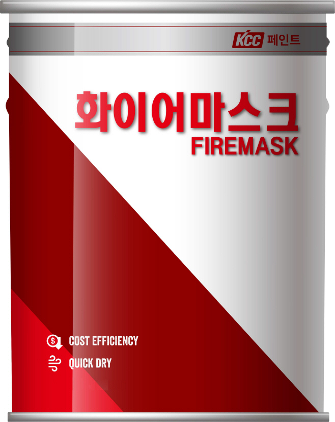 KCC 고성능 내화도료 화이어마스크 3005 제품 실물 이미지.