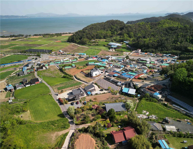 율산마을 전경