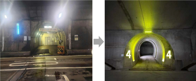 서울반도체 광반도체 기술이 적용된 개선 피난연결통로