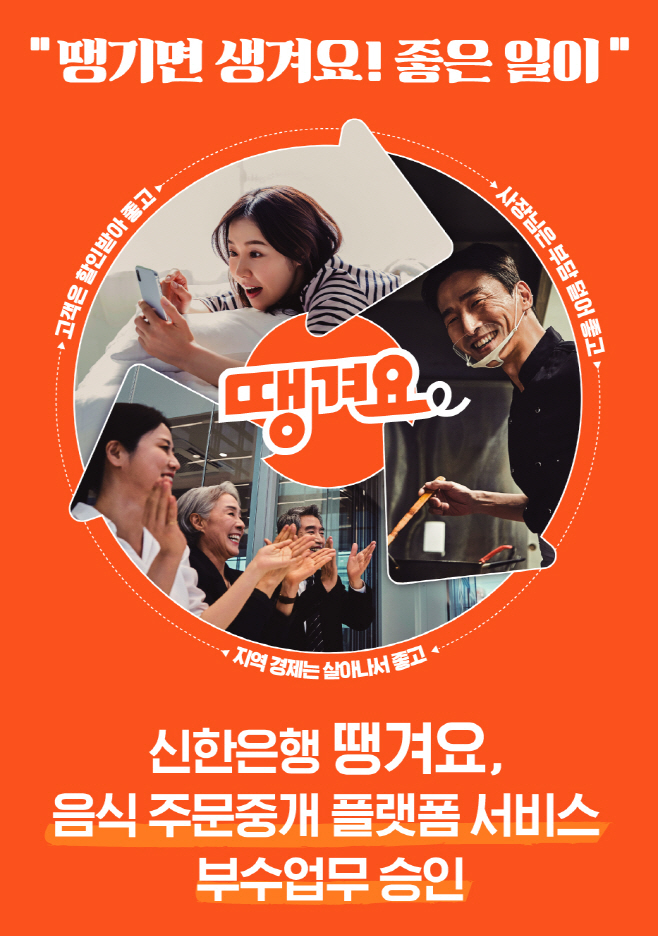(보도자료 이미지)음식 주문중개 플랫폼 서비스 부수업무 승인