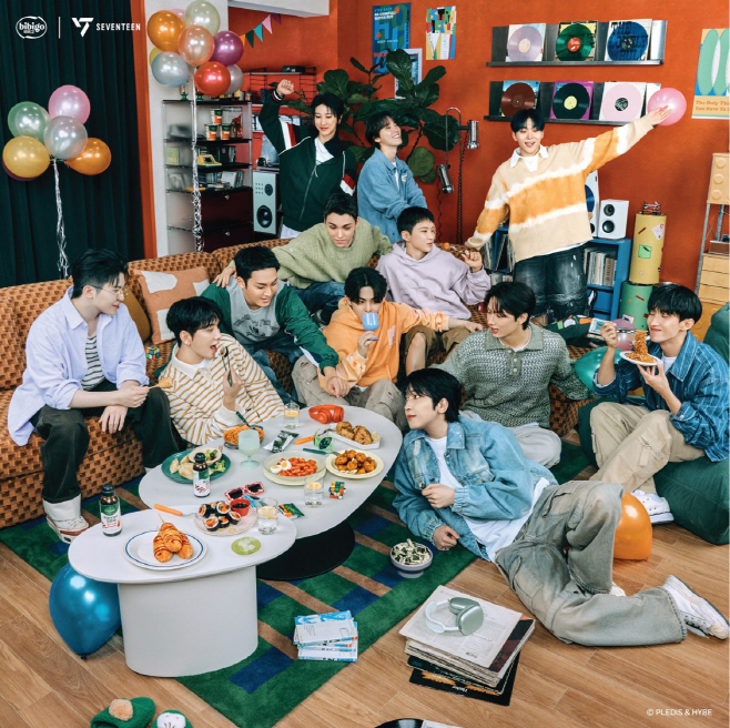 '비비고 I 세븐틴' 캠페인 사진