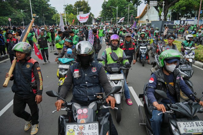 Indonesia Protest <YONHAP NO-4635> (AP)