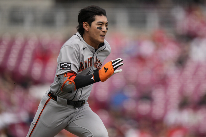 Giants Reds Baseball <YONHAP NO-1792> (AP)