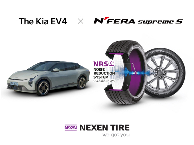 [사진] 넥센타이어, 기아 EV4에 NFERA Supreme S 신차용 타이어로 공급