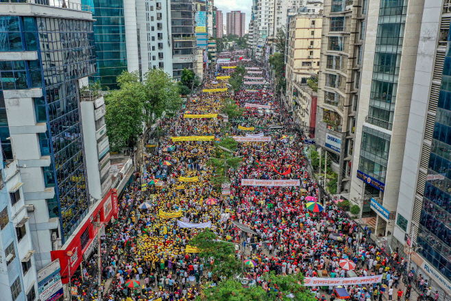 BANGLADESH-POLITICS-PROTEST <YONHAP NO-6482> (AFP)