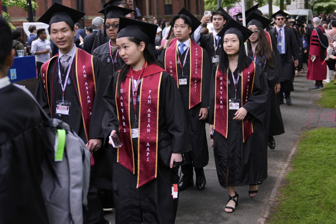 Harvard Graduation <YONHAP NO-1308> (AP)