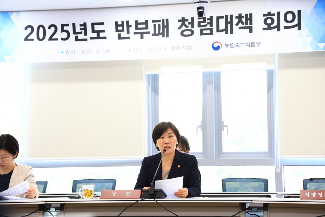 2025-05-30 ‘2025년 반부패 청렴대책 회의’ 개최(정부세종청사) 사진 3
