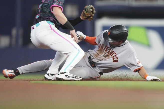 Giants Marlins Baseball