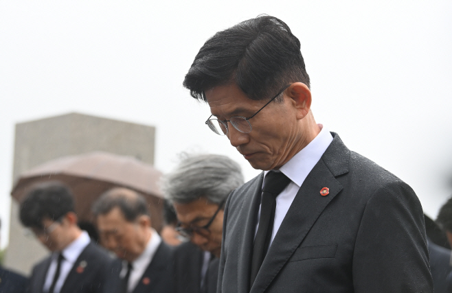 김문수, 제주 4.3평화공원 참배