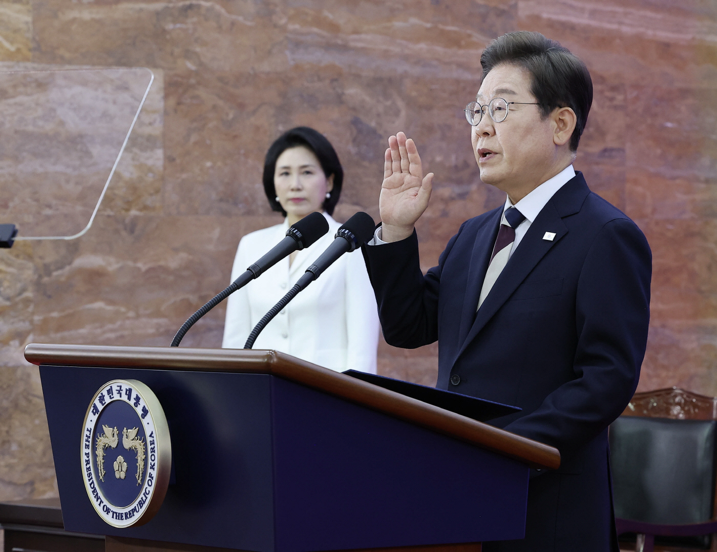 이재명 대통령, 취임 선서