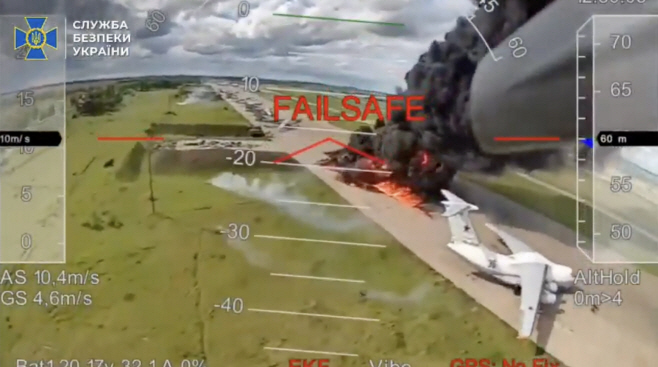 UKRAINE RUSSIA DRONE ATTACK