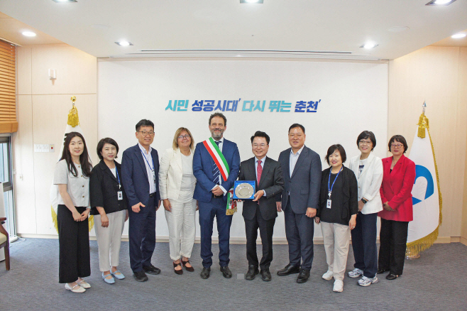 이탈리아 파르마시 대표단 춘천시 방문 (1)