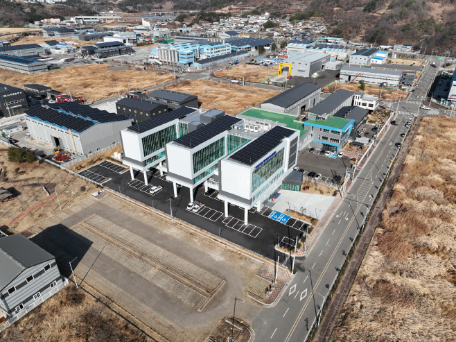 광양만권 소재부품 지식산업센터 전경사진