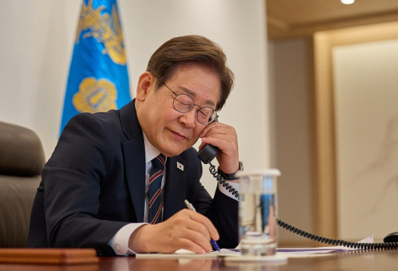이재명 통화통화