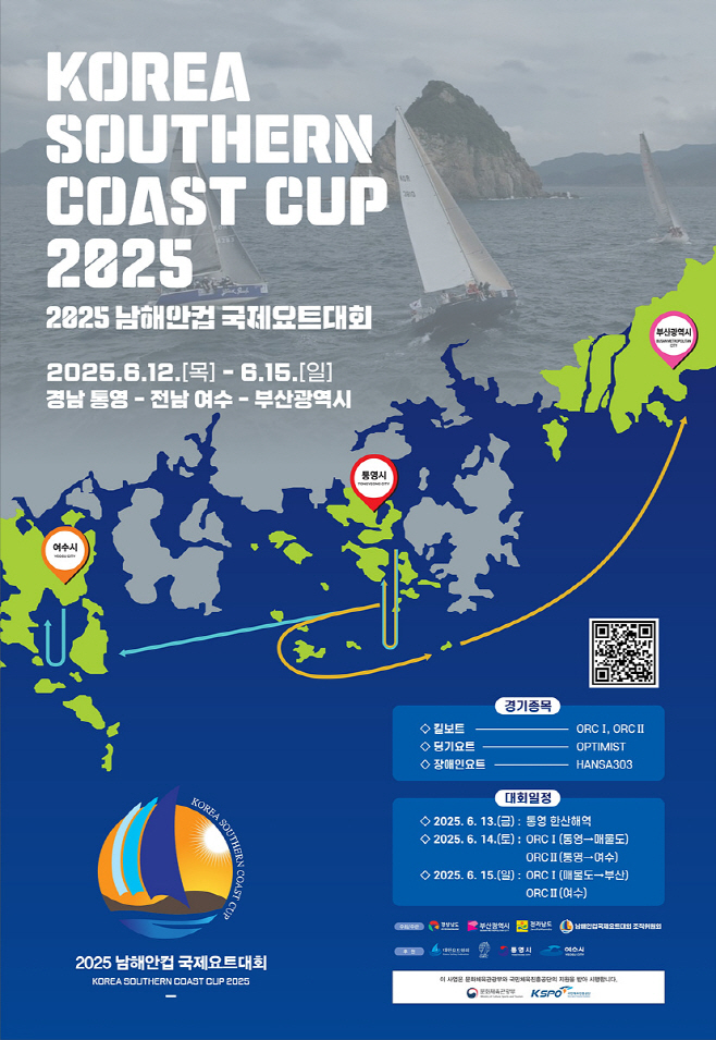 2025 남해안컵 국제요트대회 개최