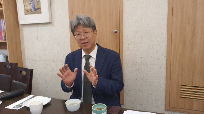 인터뷰 현장 사진 1.