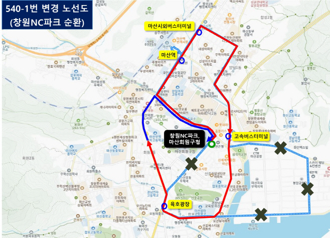)_540-1번 노선도