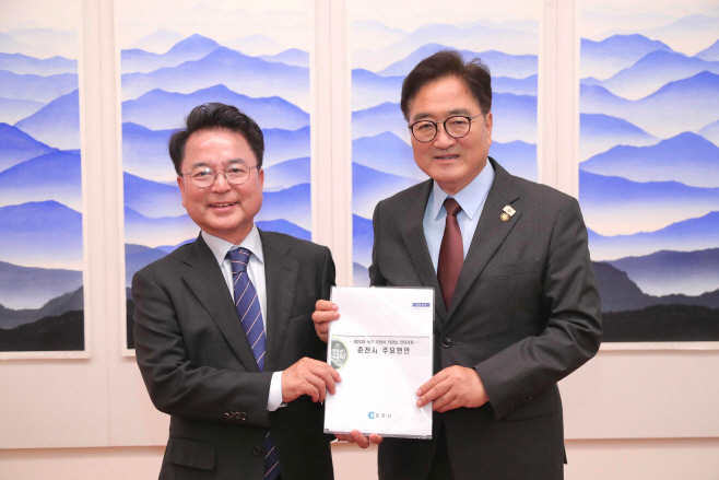 육동한 춘천시장, 우원식 국회의장 면담 (1)