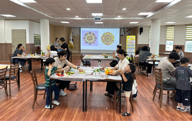 영월어린이급식관리지원센터 열매채소 푸드아트테라피.