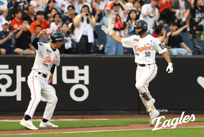 한화 이원석, 데뷔 7년 만에 만루포