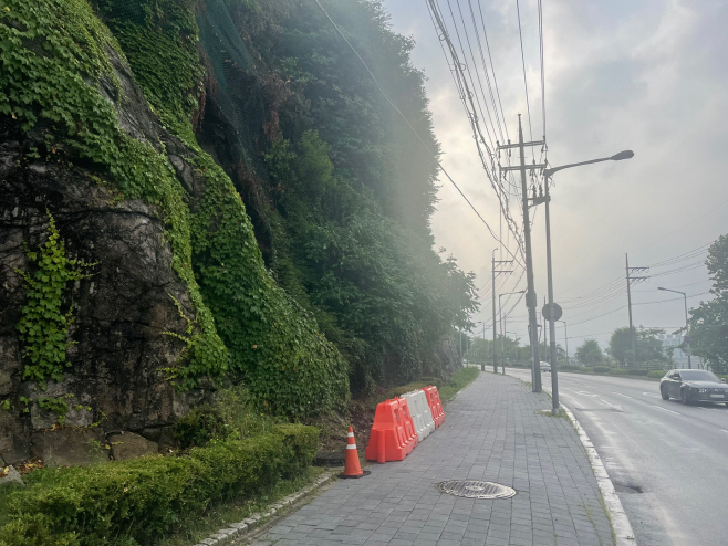 낙석 사진