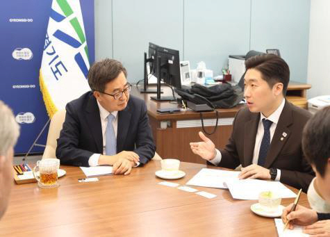 김용만 국회의원 도지사 면담
