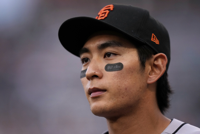 Giants Angels Baseball <YONHAP NO-2919> (AP)