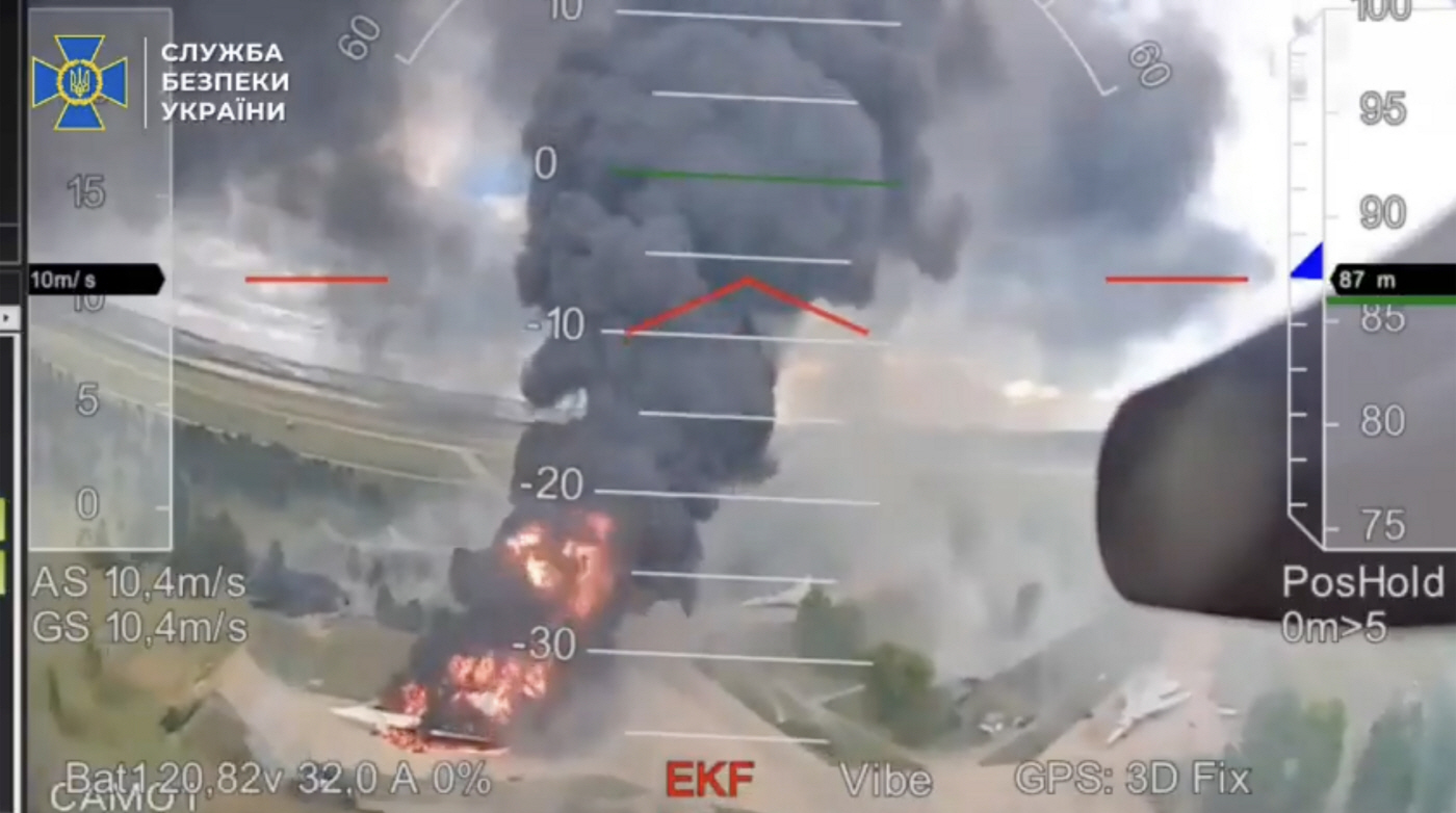 UKRAINE RUSSIA DRONE ATTACK