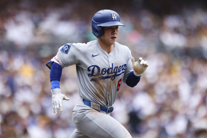 Dodgers Padres Baseball <YONHAP NO-1991> (AP)