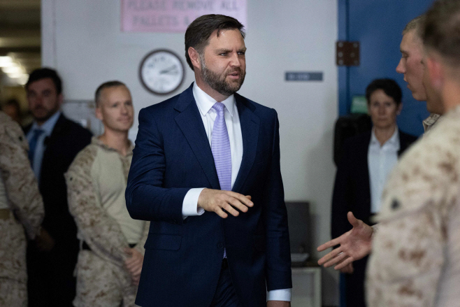 US-VICE-PRESIDENT-JD-... <YONHAP NO-2675> (Getty Images via AFP)
