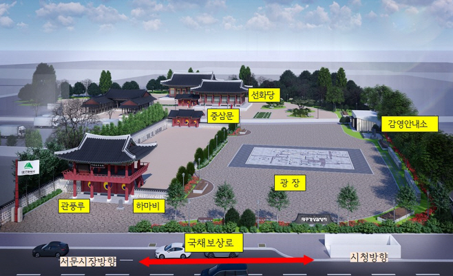[붙임3] 경상감영 복원 조감도 2
