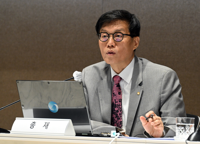 이창용 총재, 은행장들과 금융 현안 논의…가계대출 관리 및 금융시장 안정에 집중