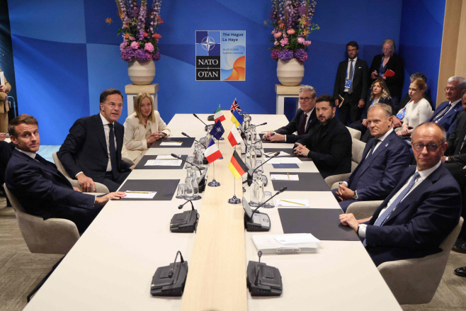 NETHERLANDS-NATO-SUMMIT-DEFENCE-DIPLOMACY