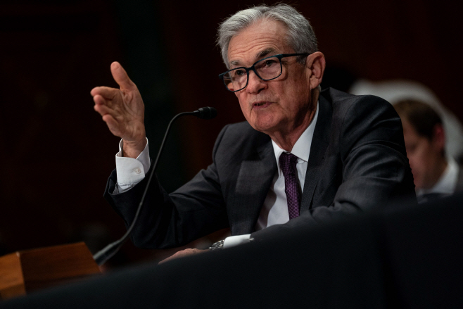 US-FED-CHAIR-JEROME-P... <YONHAP NO-1060> (Getty Images via AFP)