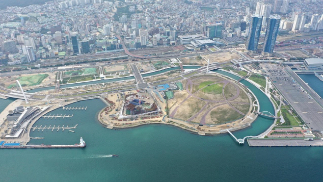 북항재개발 전경 부산항만공사