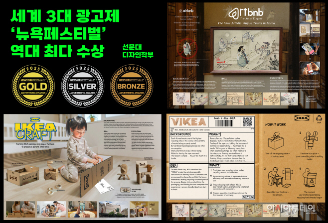 뉴욕페스티벌 선문대 출품작