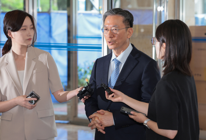 소감 밝히는 정성호 법무부 장관 후보자