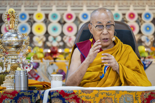 India Dalai Lama <YONHAP NO-4312> (AP)