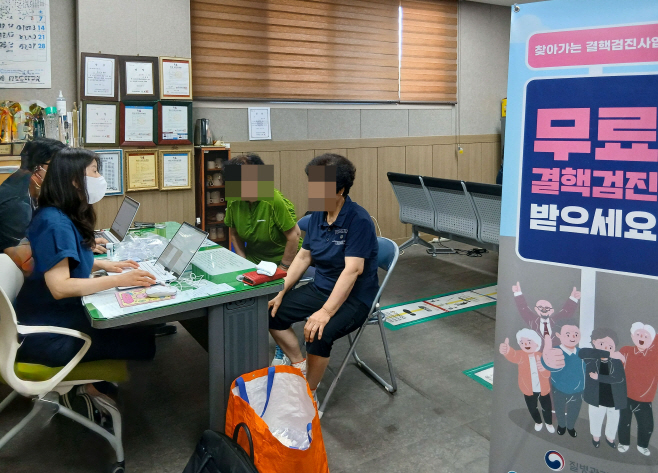 창녕군  찾아가는 결핵검진 사업 실시-결핵검진