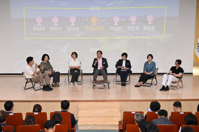 (사진3)하남시, 7월 월례회의 개최… 김용천 부시장 취임식 및 민선8기 3주년 직원 소통의 장 마련