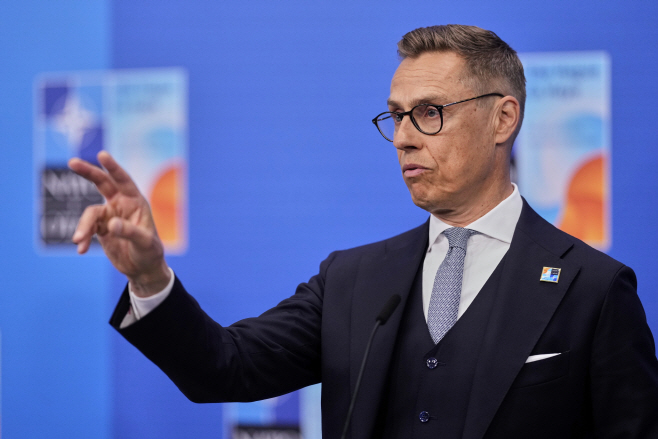 Netherlands NATO Summit <YONHAP NO-4749> (AP)