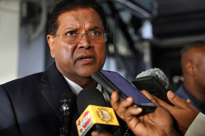 SURINAME-PARLIAMENT-ELECTION <YONHAP NO-2450> (AFP)