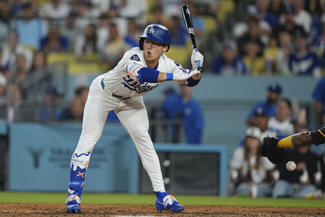Padres Dodgers Baseball <YONHAP NO-3145> (AP)