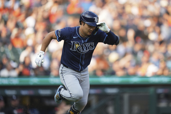 Rays Tigers Baseball <YONHAP NO-3035> (AP)