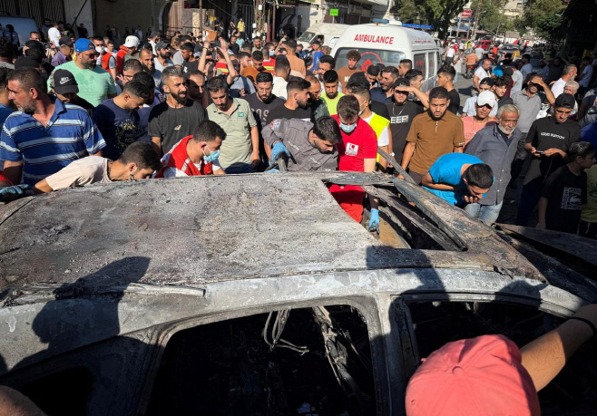 ISRAEL-PALESTINIANS/LEBANON <YONHAP NO-2567> (REUTERS)