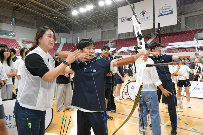 현대모비스 학교스포츠클럽 양궁대회 (1)